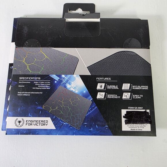 Bass Jaxx Aluminum Gaming Mouse Pad Multi-Color Metal Mousepad - Picture 5 of 6